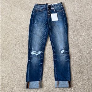 ‼️‼️30% OFF‼️‼️ Relaxed Fit Distress KanCans